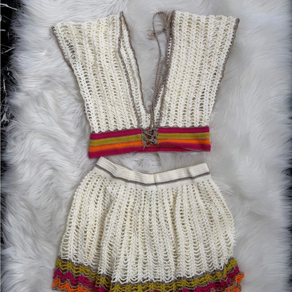 My beachy side crochet set - Picture 2 of 4
